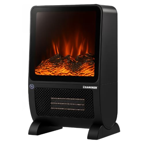 Produktbild: elektrischer kaminofen 3D keramik-heizlüfter 2000W kaminer für wohlige wärme