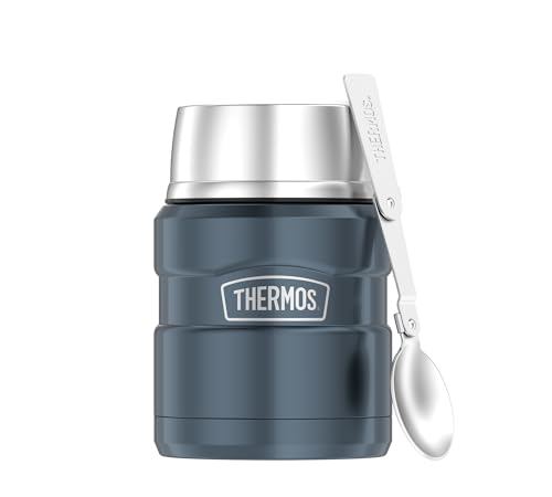 Thermos Thermobehälter 0,47 l Edelstahl, 9 h heiß, ice grey