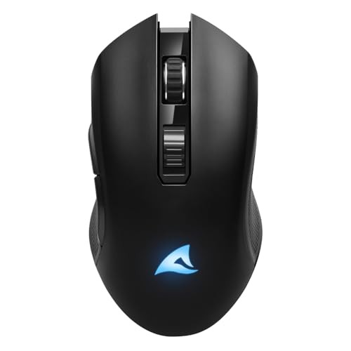 Sharkoon Skiller SGM30W Gaming-Maus, 6000 DPI, 7 Tasten, RGB, Dual-Mode USB-C