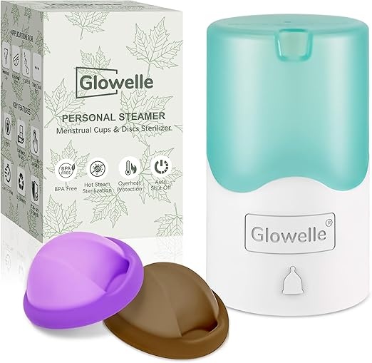 Produktbild: Menstruationsscheibe Set mit Sterilisator, 2 wiederverwendbare Discs, Reisetauglich