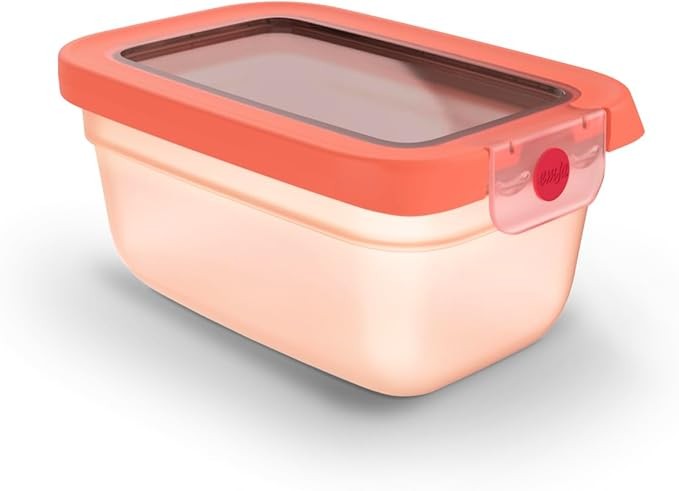 EMSA oneClick Frischhaltedose 0,75L orange, gefrier- & mikrowellengeeignet