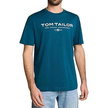 Tom Tailor Baumwoll T-Shirt mit Logo-Print, Größe S-XXL