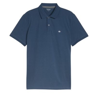 Tom Tailor Basic Piqu Herren Poloshirt, grün, Größe M