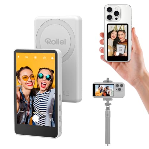 Rollei Easy Creator Selfie Monitor mit 15,2 cm Display für Vlogging
