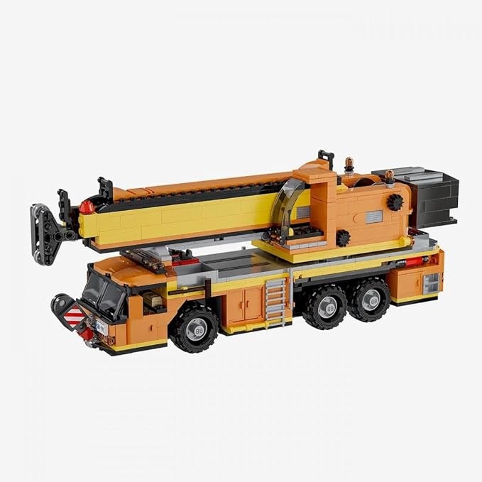 mobiler baukran aus 874 klemmbausteinen von bluebrixx, 108791