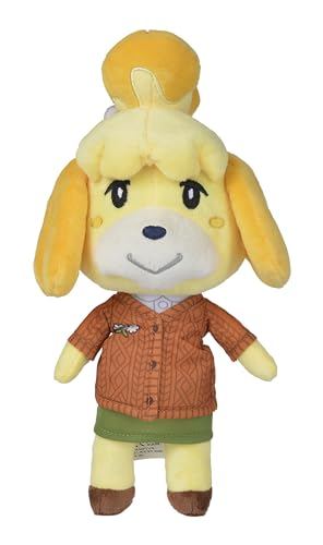 Simba Animal Crossing Melinda/Isabelle Plüschfigur 25 cm, offiziell lizenziert
