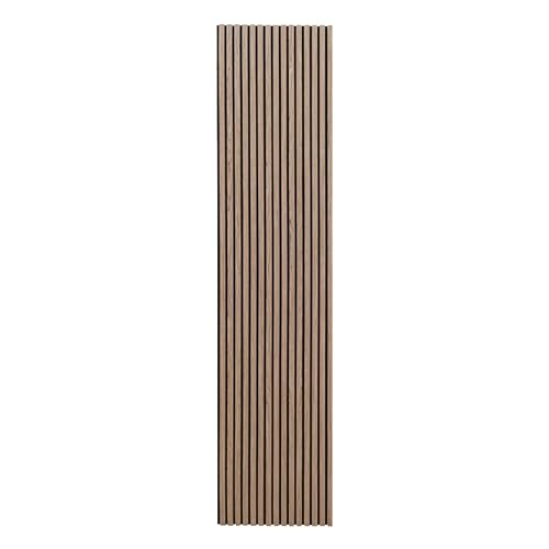 Akustikpaneele Walnuss 240 x 60 cm - Lamellen-Wandpaneele, 4 Stk.