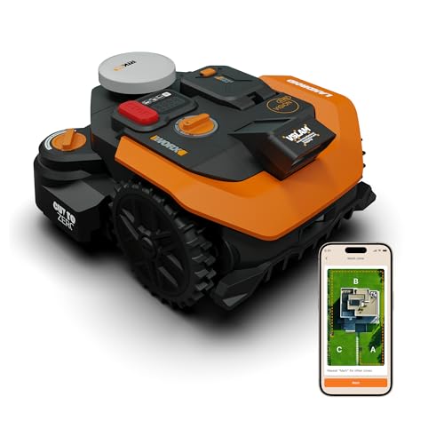WORX Landroid Vision Cloud WR3, App-Steuerung, Zero-Cut Rasenmäher