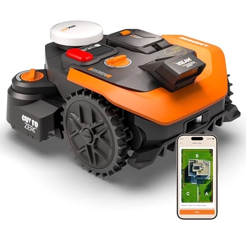 WORX Landroid Vision Cloud WR3, App-Steuerung, Mähroboter, Cut-to-Zero