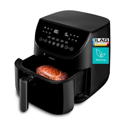 Medion 6.6l Air Fryer PFAS-frei mit Fleischthermometer 27% reduziert