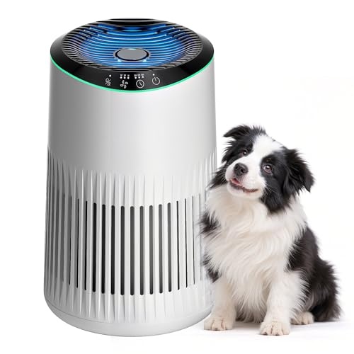 operan luftreiniger hepa für allergiker im schlafzimmer büro raucherzimmer, weiß