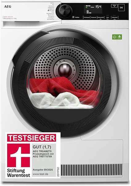 AEG 8kg Wärmepumpentrockner TR8AMZ78 mit Innenbeleuchtung