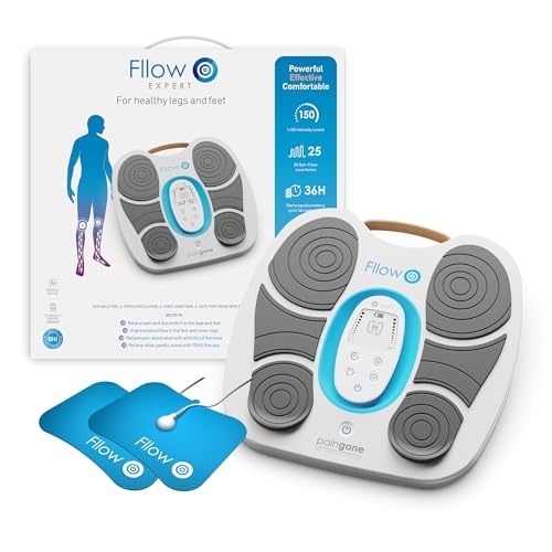 fllow EMS-Tens fußmassagegerät, kabellos, 150 stufen, elektrostimulation, arthro-pads