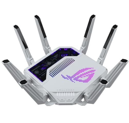 ASUS ROG Rapture GT-BE19000AI Router, Dual 10G Ports, AI WAN Erkennung