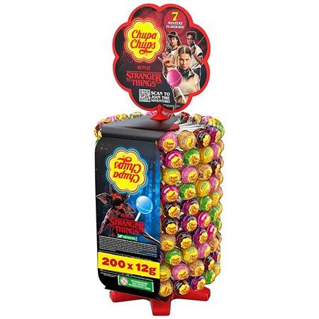 200x Chupa Chups Stranger Things Lutscher, 2,4kg, ab 25,41