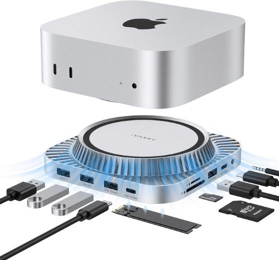 ivanky 13-in-1 dock für mac mini m4, 59,99 euro (statt 75 euro)