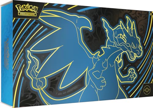 pokmon-sammelkartenspiel ultra-kollektion mega glurak, 2 holografische promokarten, 18 booster