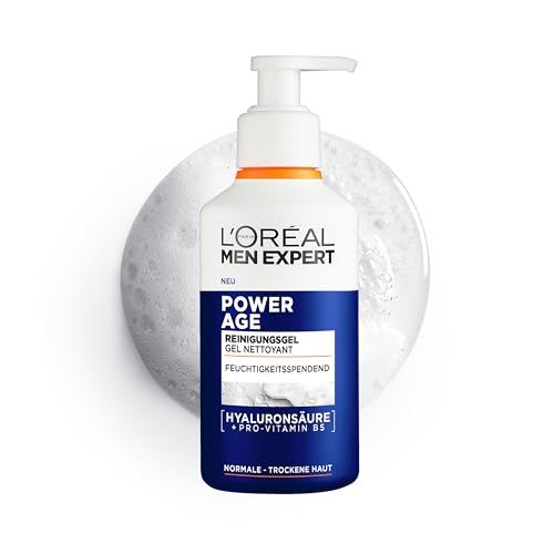 L'Oral Men Expert Power Age Reinigungsgel 260ml für trockene Männerhaut