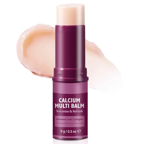 Calcium Collagen Multi Balm Stick 9g | Feuchtigkeit, Straffung für Gesicht, Augen, Hals