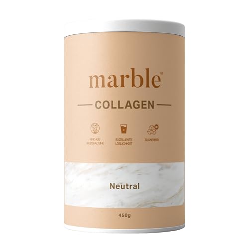 collagen pulver marble 450 g, kollagenpeptide, hochdosiert, geschmacksneutral