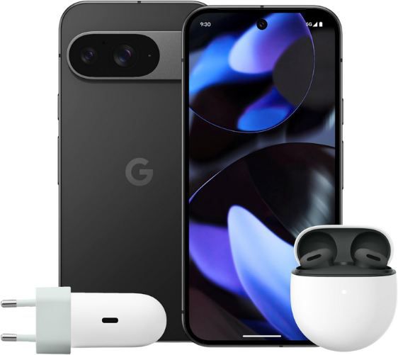 google pixel 9 mit 45w ladegerät und pixel buds 2a für 535,99 euro