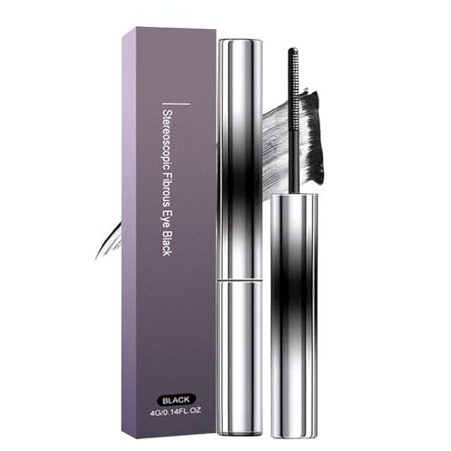 metal mascara, 3d curling eyelash iron, waterproof volumengebend, schwarz