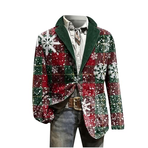 weihnachtssakko herren, weihnachtsanzug männer, festlicher blazer mit weihnachtsmotiv