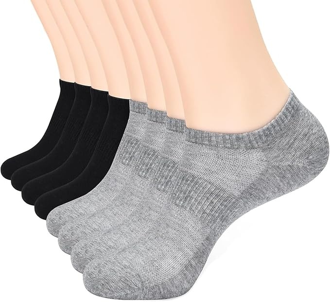 generisch sneaker socken unisex 4 6 8 paare kurz atmungsaktiv baumwolle schwarz weiß grau