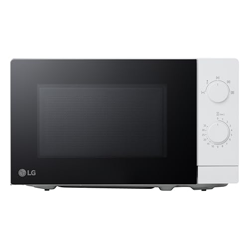 LG MS2082H Mikrowelle 20L 700W 5 Stufen Doppel-Drehregler LED Innenbeleuchtung Weiß