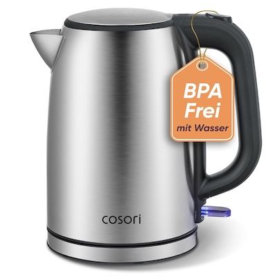 Cosori Edelstahl Wasserkocher 1,7 L BPA-frei, 27,99