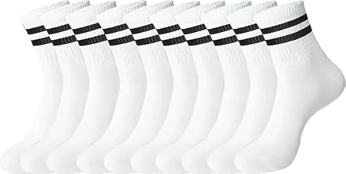 Produktbild: sgv 5 paar socken herren damen gr. 36-44 für sport freizeit arbeit weiß