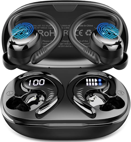 bluetooth 5.4 kopfhörer sport kabellos in ear 50h noise cancelling ip7 wasserdicht