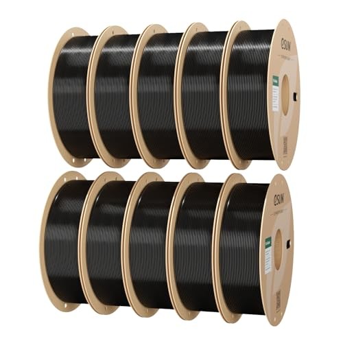 eSUN PLA Filament 1.75 mm Schwarz 10KG 3D Drucker Filament