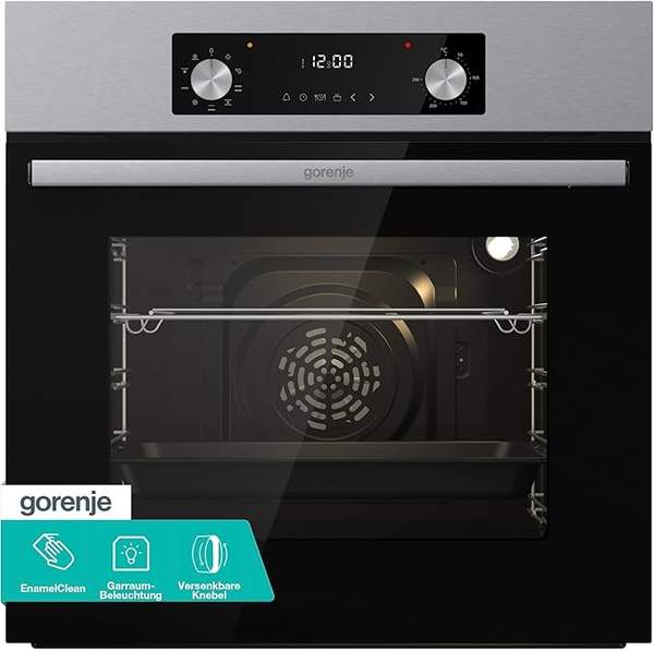 Gorenje BOA6737AO1X Einbaubackofen 73L Heißluft 250 EcoClean 9 Funktionen