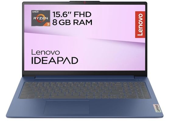 Lenovo IdeaPad Slim 3  15.6 Laptop, 8GB RAM, 512GB SSD, 349,99