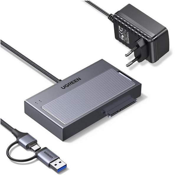 UGREEN 2in1 M.2 NVMe SATA USB Adapter - 33,99 (statt 40)