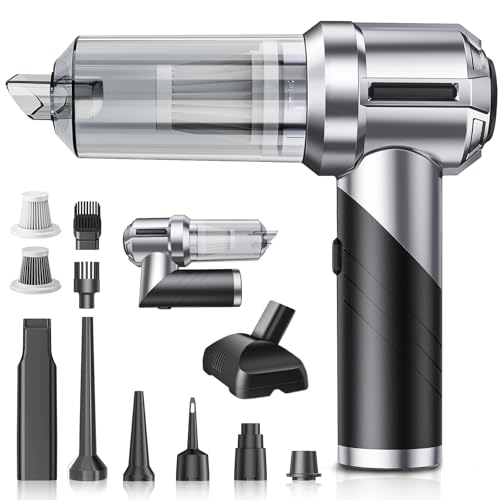 NVKHG Handstaubsauger, 28000Pa Akku, 3 in 1, Faltbar, Mini für Auto & Haus