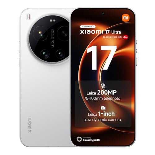 XIAOMI 17 Ultra Smartphone 16GB RAM, Weiß, 3 Jahre Garantie
