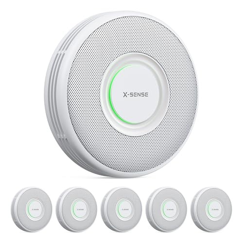X-Sense Rauchmelder Standalone 6 Stück, ohne App, ohne Basisstation, nicht kompatibel mit SBS50, XS0B-SN