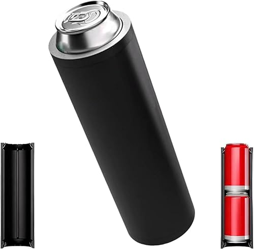 Produktbild: taktischer doppelter dosenhalter, isolierte hülle für 350-ml-dosen, schwarz
