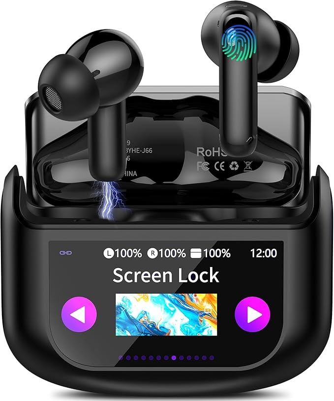 Produktbild: KI Übersetzer Kopfhörer 3-in-1, 164 Sprachen, Bluetooth 5.4, ANC Mic, 48H Nutzung