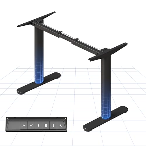 flexispot er1 höhenverstellbares schreibtischgestell 71118cm 80kg tragkraft anti-kollisionsschutz