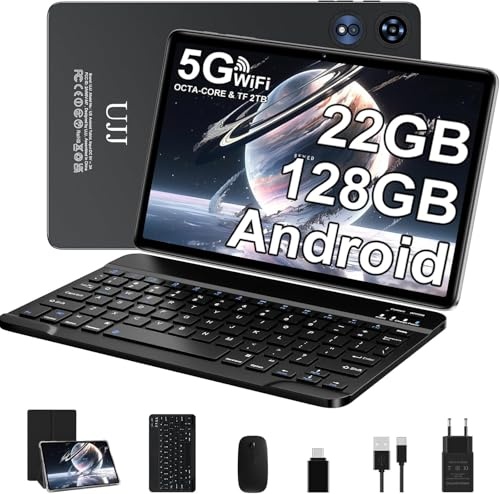 Tablet 10.1 Zoll Android Octa-Core 22GB RAM 128GB ROM 2TB TF GPS Schwarz