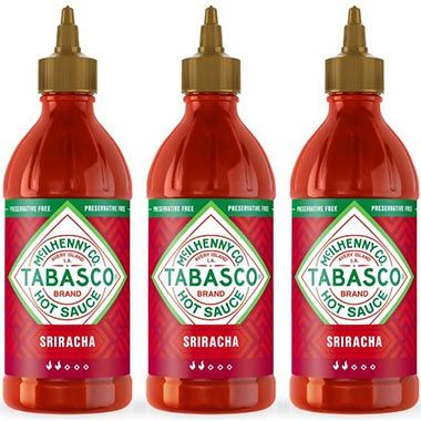 Tabasco Sriracha Scharfe Soße 3er Pack, je 256ml, 14,99