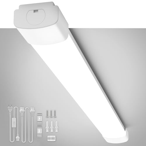 LED Feuchtraumleuchte 60cm 18W 2000lm Wasserfest IP65 Kaltweiß 5000K Deckenlampe