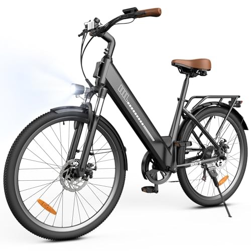 Finbike E-Bike 250W 26 Zoll CityBike 55 Miles PAS 25 km/h 7 Gang Stoßdämpfung