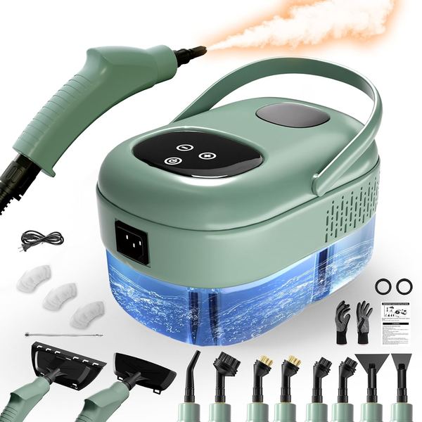 Dampfreiniger Handdampfreiniger 1,1L Wassertank 15s Aufheizzeit Grün