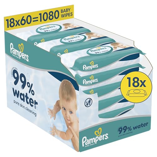 Pampers Baby-Feuchttücher 99% Wasser mit Lotion, 18,74 (0,17/ST)