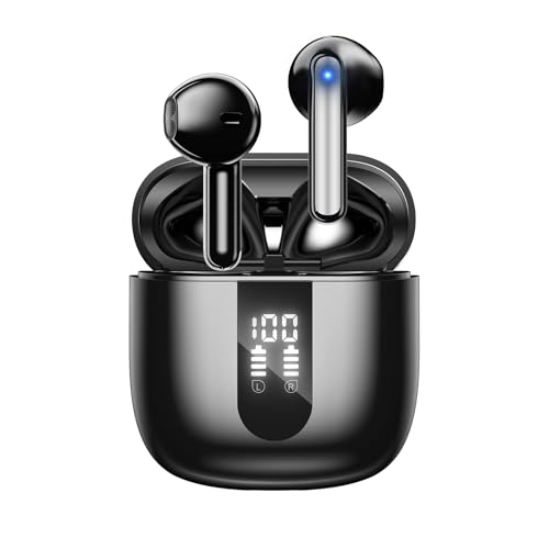 JBES Kabellose In-Ear Kopfhörer Bluetooth 5.4, 6 ENC Mikrofone, 60 Std Akku, IP5