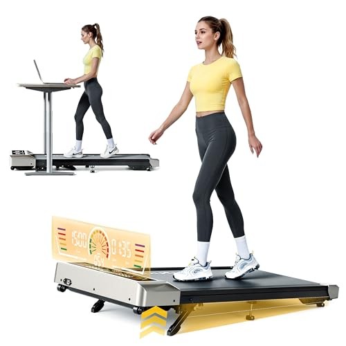Laufband Zuhause, 10% Neigung, 1-10 km/h, Schreibtisch Walking Pad, 3.0HP Motor